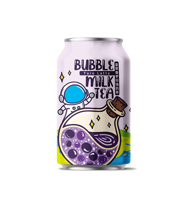 taro bubble milk tea